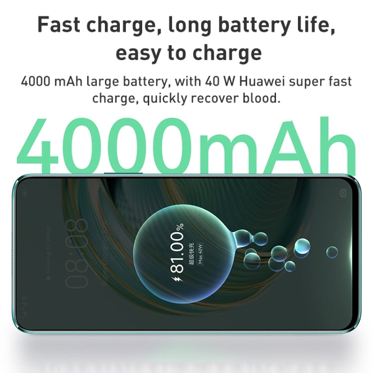 Triple Back Cameras, Side Fingerprint Identification, 6.6 inch HarmonyOS 2.0 Octa Core, Network: 4G, OTG, Not Support Google Play, 256GB